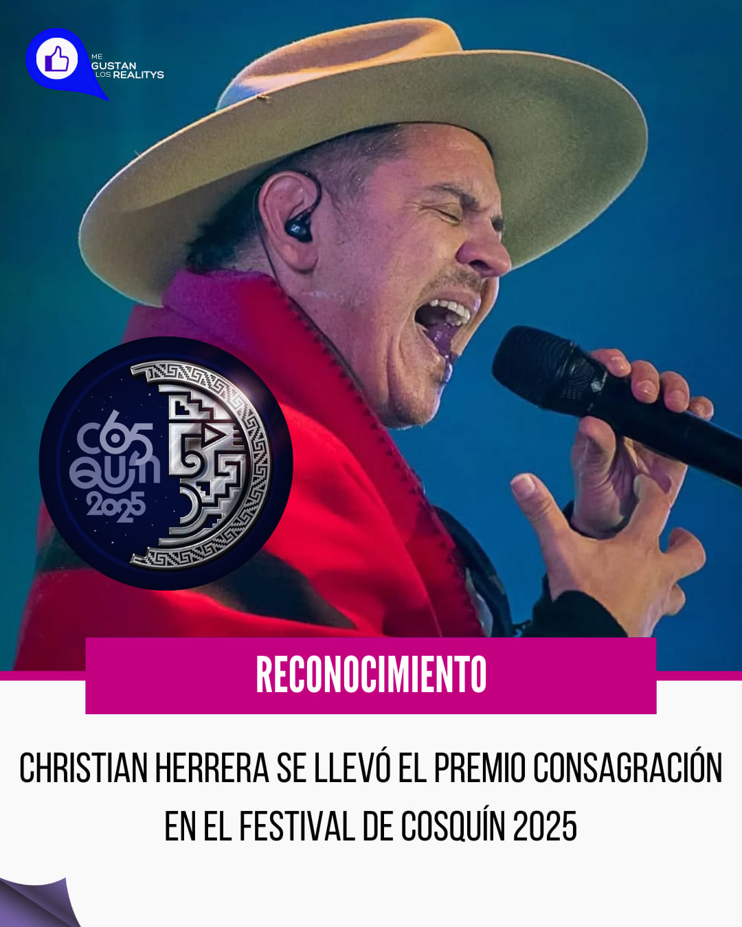 En la 65ª edición del festival de Cosquín, Christian Herrera, un destacado artista salteño,