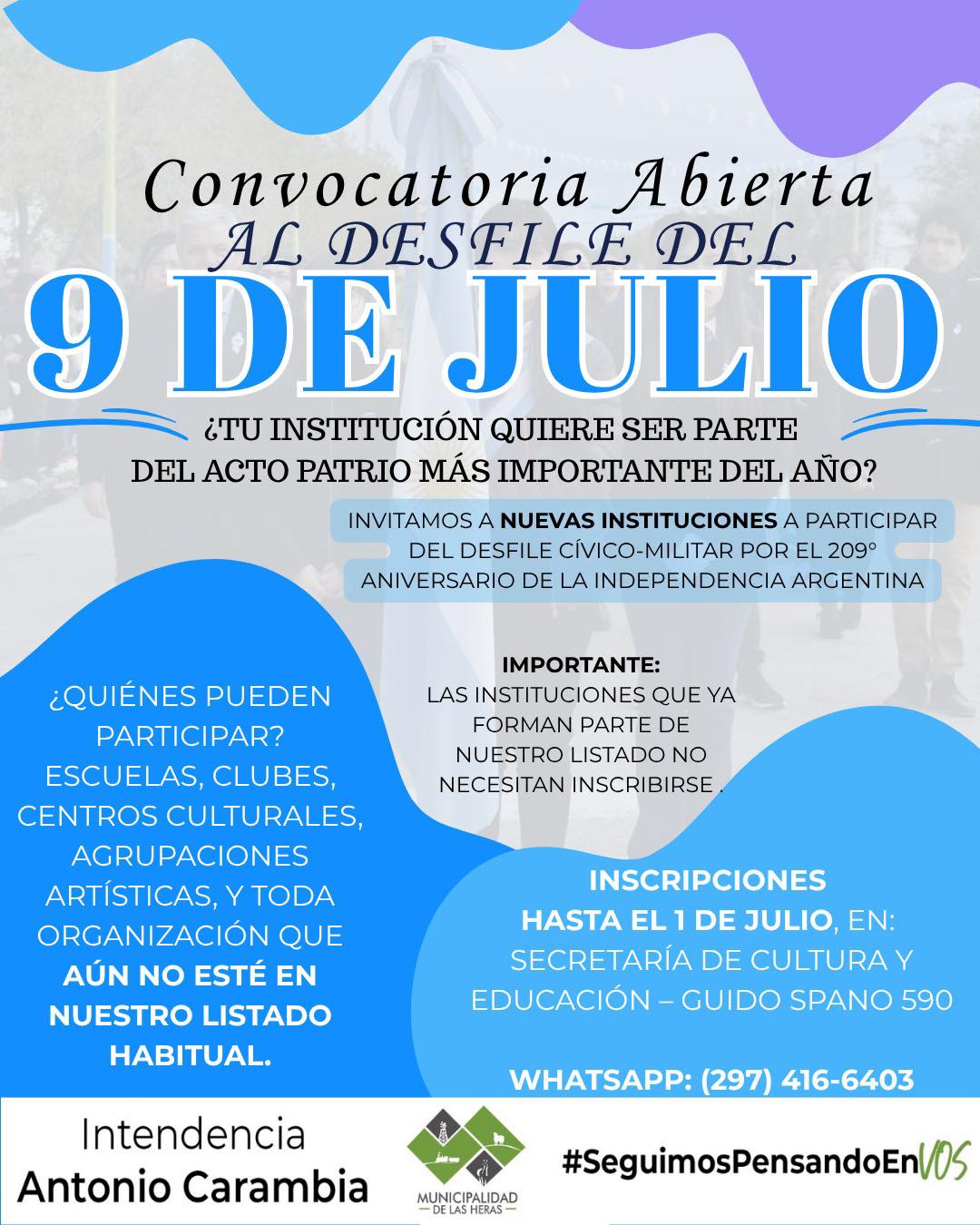 Convocatoria Abierta!