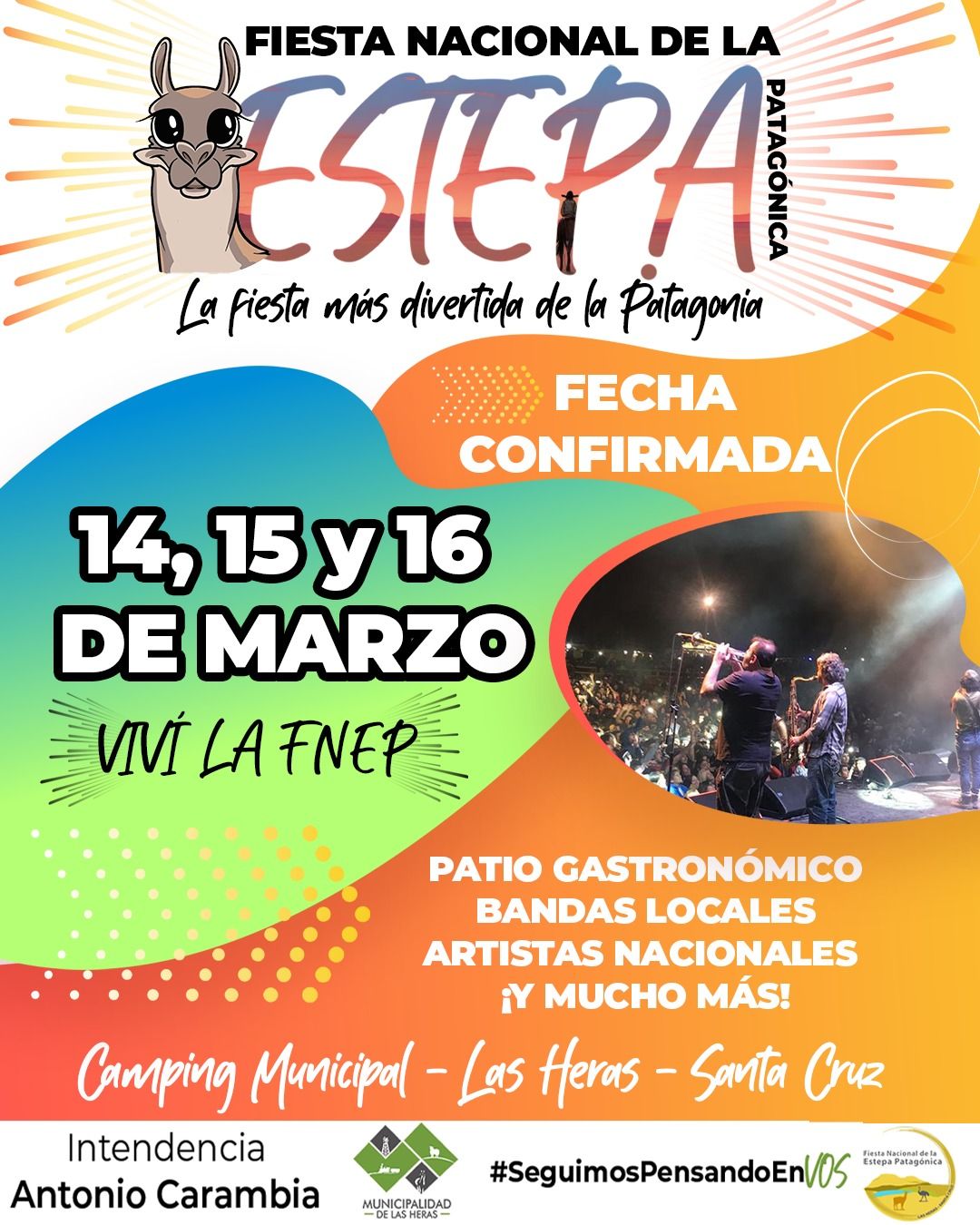 YA TENEMOS FECHA CONFIRMADA PARA LA FIESTA NACIONAL DE LA ESTEPA PATAGÓNICA 🎉🙌🏼