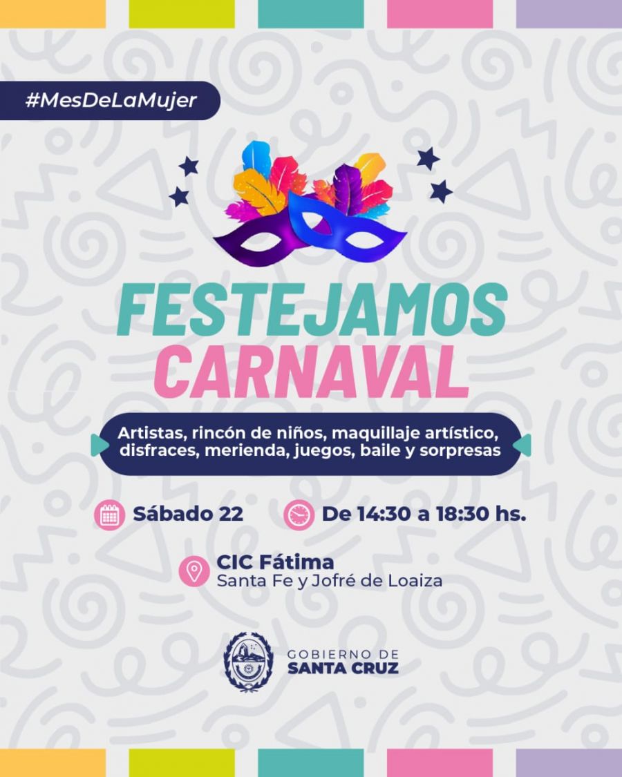 Este fin de semana, el CIC Fátima celebra el carnaval y conmemora el Mes de la Mujer