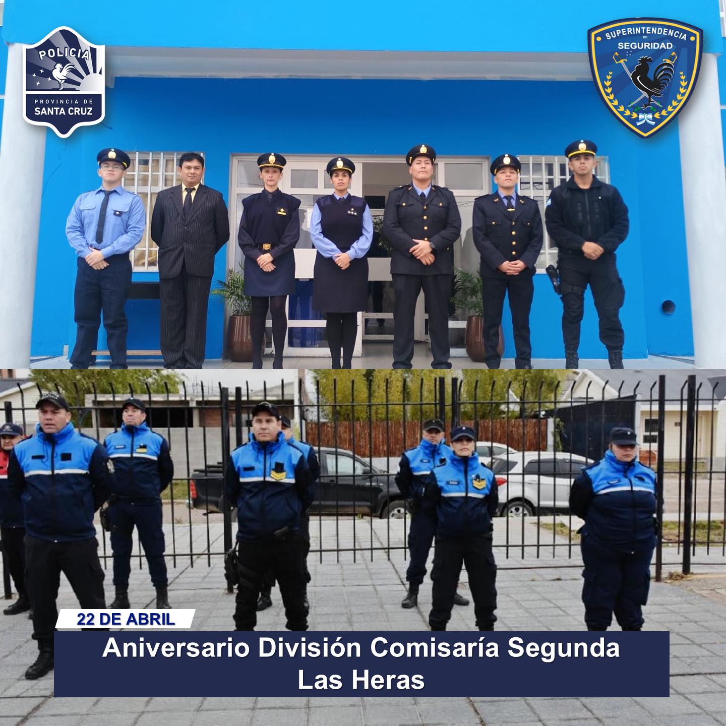 Feliz 23° Aniversario División Comisaría Segunda de Las Heras! 👏🏼👏🏼