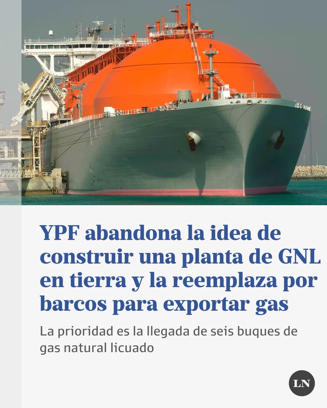 El mercado de exportación de gas en la Argentina