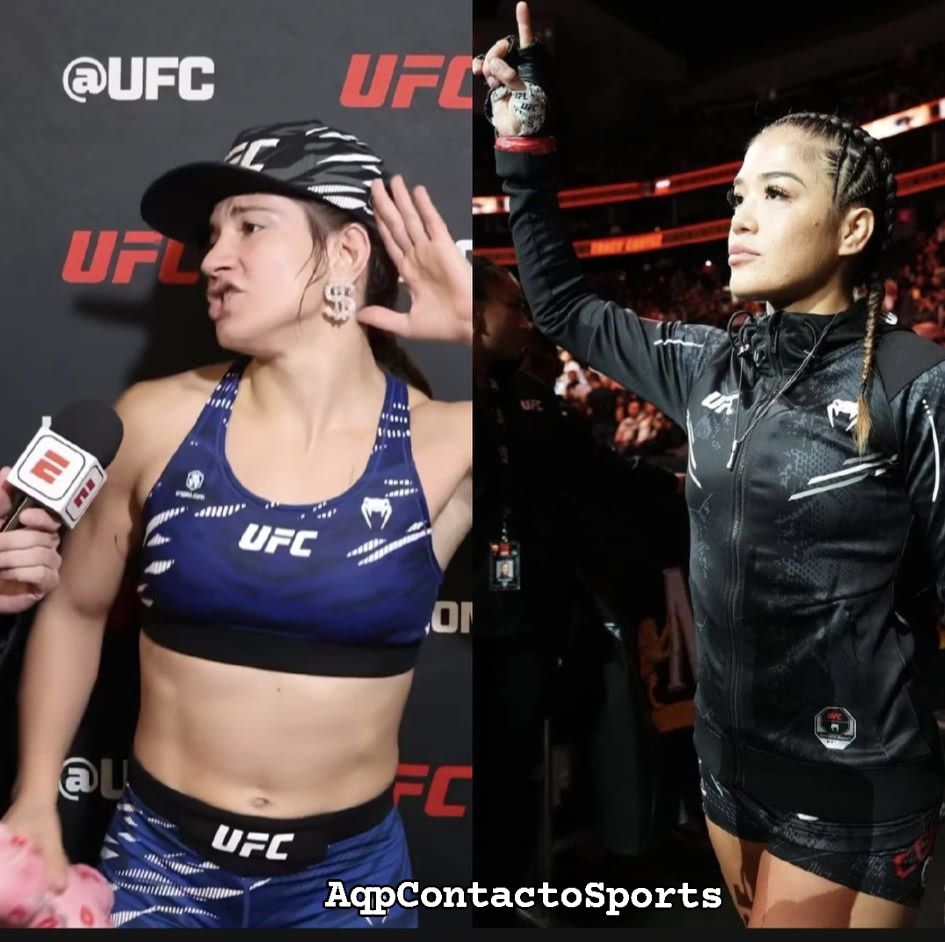 Ailín Pérez se cruzó con Tracy Cortez después de su combate en #UFC311  y hubo un tenso intercambio de palabras entre ambas.. 