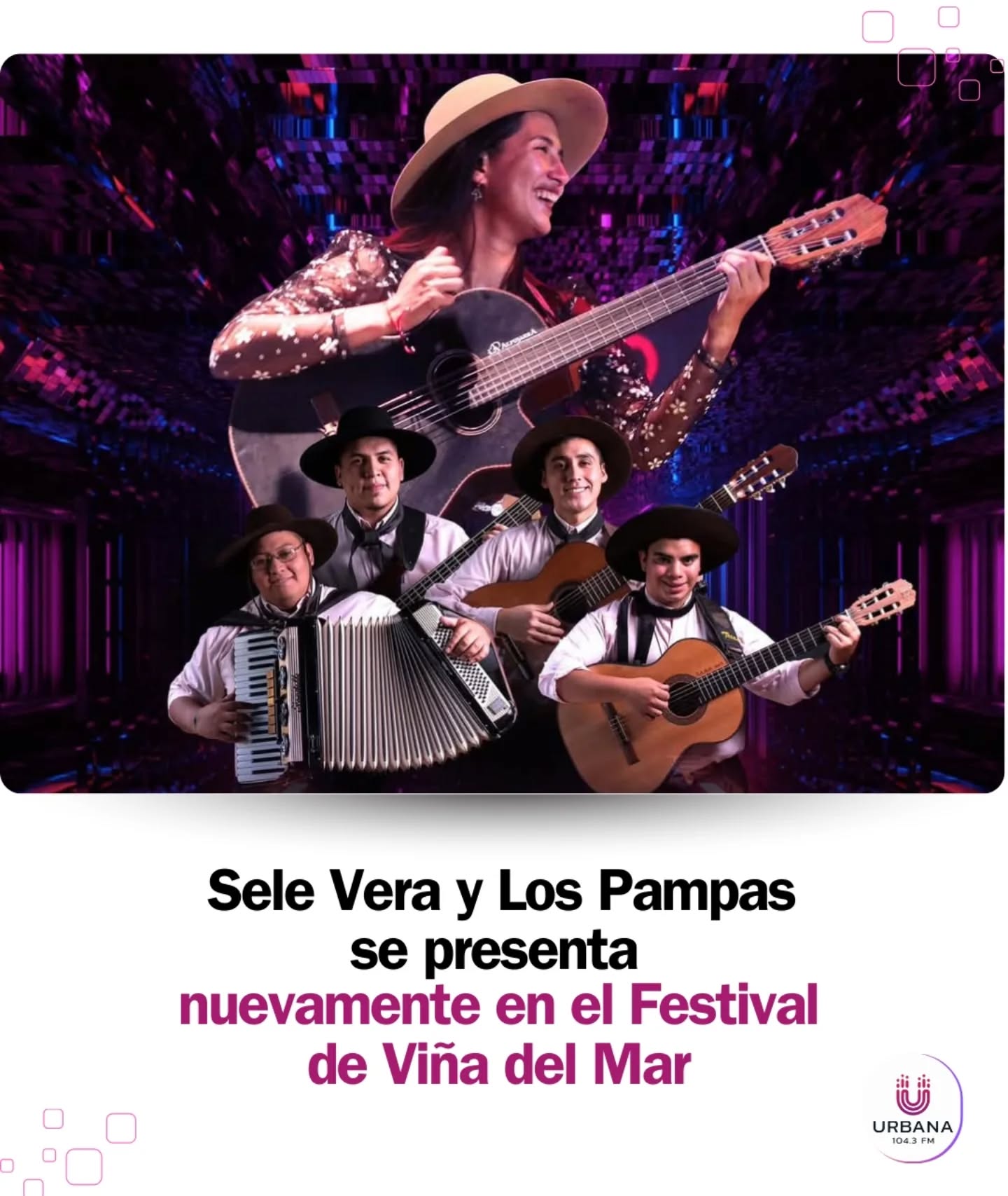SELE VERA CANTARÁ EN VIÑA DEL MAR, CHILE