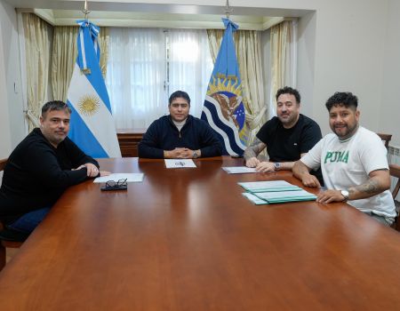 Vidal se reunió con el intendente Carambia para coordinar el inicio de obras en Las Heras